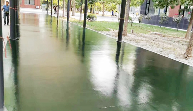 室外车棚环氧地坪